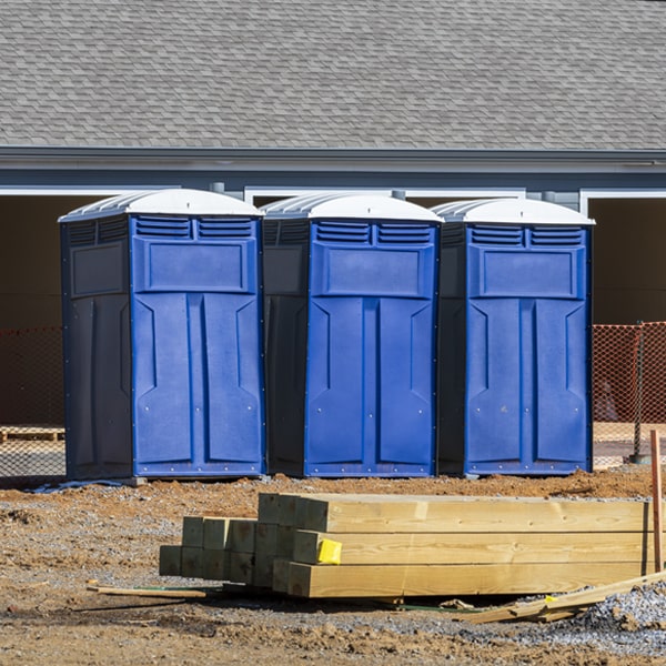 are there any restrictions on what items can be disposed of in the porta potties in Brussels WI